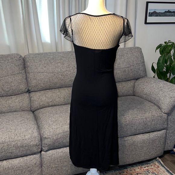 Moda International Black Lace Dress Size 8 - Picture 6 of 9